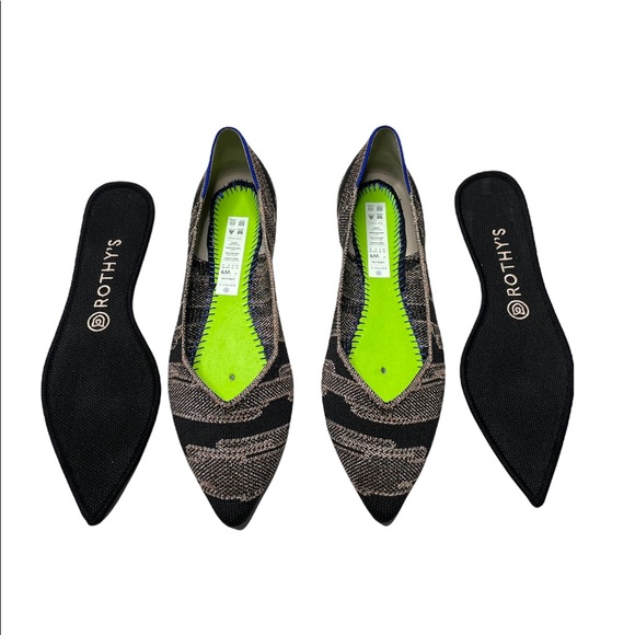 Rothy’s | The Point in Golden Shimmer 9 - Picture 14 of 15